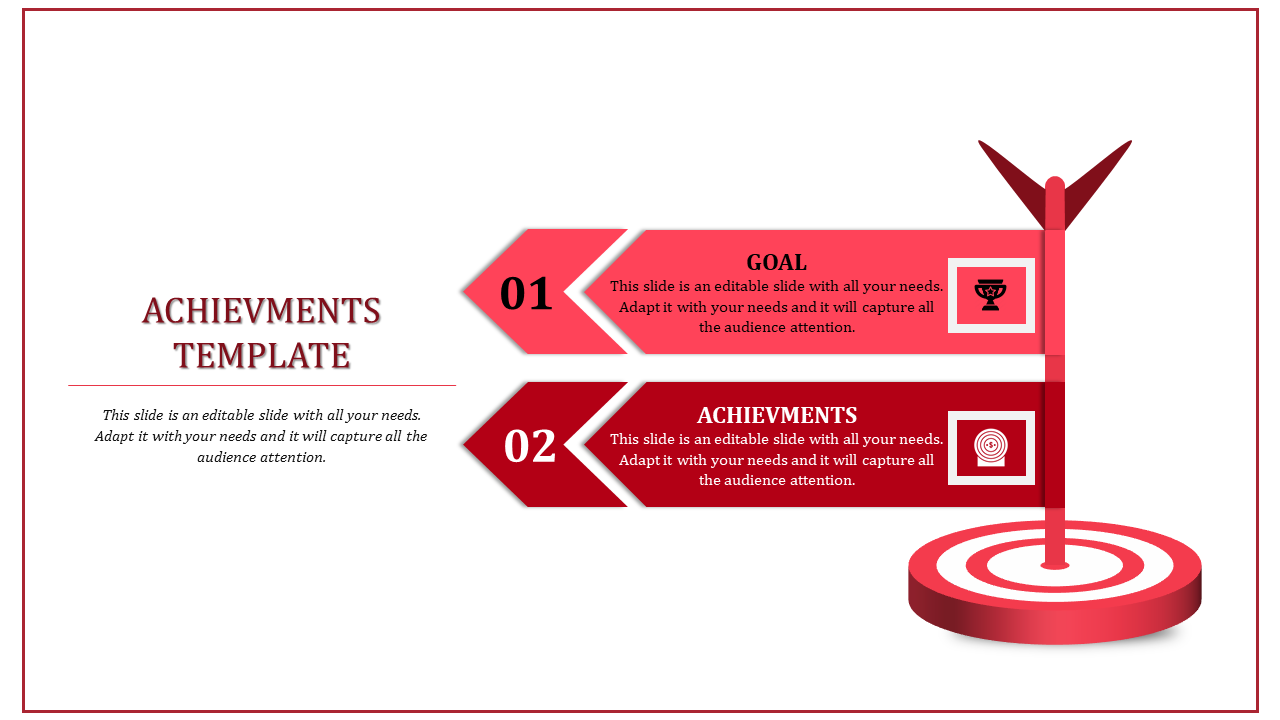 achievement powerpoint presentation-achievement Templates-2-red